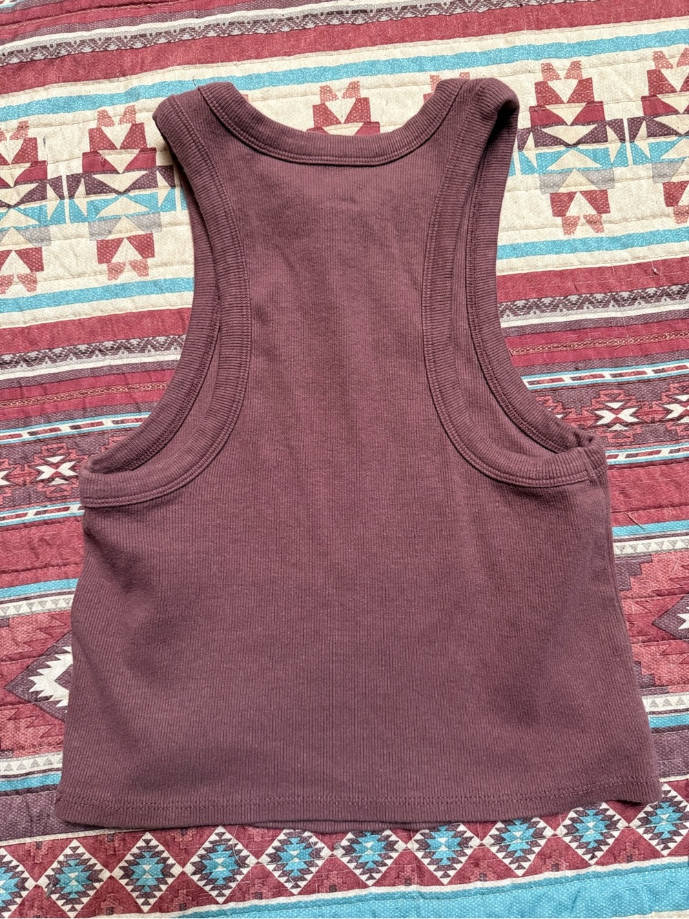 Maeve Ribbed Cropped Tank size medium - Picture 5 of 5